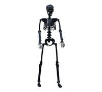 Decoraciones de esqueletos de Halloween, articulaciones móviles para objetos de escena gótica, figura de esqueleto ligero con fácil característica de , decoración aterradora para patio, jardín, po