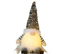 Decoraciones de gnomos de Navidad | Muñeca de felpa alimentada por pilas de 12 pulgadas, de Navidad iluminado | para de vacaciones, Pascua, cumpleaños, hogar, lugar de trabajo