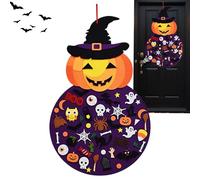 Decoraciones de Halloween, decoración de de fieltro de Halloween - festivo interactivo de 85 cm para actividades grupales en casa fiesta