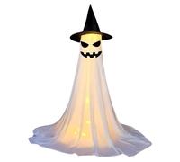 Decoraciones de Halloween, diseño gótico, diseño de horror, LED Spooky Ornament for Porch Window Table, Home, Kitchen, Bathroom, Bedroom, Garden, 16,54 x 8,66 x 3,54 pulgadas