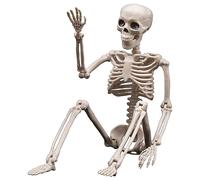 # Decoraciones de Halloween esqueleto de Halloween tamaño real articulaciones articulables esqueletos tamaño real mano vida cuerpo anatomía modelo decoración Halloween esqueleto decoraciones para