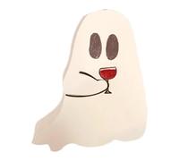 Decoraciones De Halloween Fantasma De Madera - Señales De Fantasmas Lindos | Decoraciones De Halloween Signo De Mesa De Decoración De Bandeja Interior | Pantalla De Estantería Fantasma De Madera