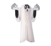 Decoraciones de Halloween Fantasma, Fantasmas de Halloween al aire libre | Fantasma de miedo para Colgar,Decoraciones de Halloween Decoraciones para Exteriores, Adornos de Fantasmas de Papel