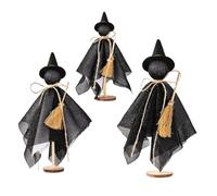 Decoraciones de Halloween, figuras de colección decoración de espantosa, pieza maestra de madera para mesa, Halloween, granja, , comedor, salón