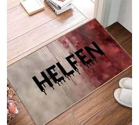 Decoraciones de Halloween para interiores 【Decoración】 Alfombrillas de Halloween geniales que hacen que tu hogar tenga miedo a las alturas6 decoraciones colgantes (C, 60 x 40 cm)