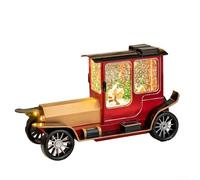 Decoraciones de Navidad, coches de Navidad, luces de viento, cajas de música para bolas de cristal (casa del árbol)