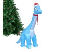 Decoraciones de Navidad inflables - Dinosaurio de 3,6 Metros con LED Luminosos, una Gran decoración será Resistente y Divertido carácter | para Fiestas cortiles del Porche Prato al Aire Libre