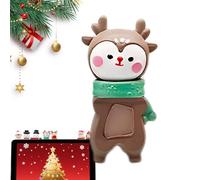 Decoraciones de Navidad: Muñeca de Papá Noel, del Muñeco de Nieve, Clip Móvil | Módulo Accesorio de Escritorio y Coche Festival para Los Fans de las Vacaciones Que Decoran Monitor