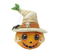 Decoraciones de otoño genéricas,Esculturas de calabazas de resina con sombreros para decoración | Ornamento de otoño para interior y exterior jardín terraza puerta de entrada dormitorio