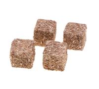 Decoraciones de pajar - 4 balas de heno falsas de paja, balas de paja decorativas, de heno realistas en miniatura | Decoraciones para el hogar de muñecas para el Día de Acción de Gracias