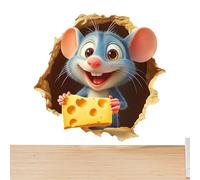 Decoraciones de pared 3D pegatinas lindas creativas | Decoración de pared con pegatinas 3D de dibujos animados para dormitorio, cuarto de baño, cocina, aula, jardín, casa