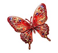 Decoraciones de pared de mariposas de metal, decoración colgante de mariposas de metal para exteriores, adorno decorativo de jardín para hogar, patio, cerca, pared de patio, arte colgante de jardín