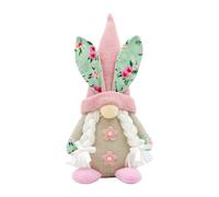 Decoraciones de Pascua, conejito de Pascua, decoración de gnomos para el hogar, interior, bandeja escalonada, escritorio, Pascua, primavera, Pascua, conejo, centro de mesa, decoración divertida de