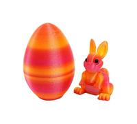 Decoraciones de Pascua - Expositor de huevos y conejos de vacaciones, panel decorativo para centro de mesa, acentos lindos y vibrantes, fácil de colocar, festivo para el hogar y la mesa, dado