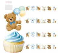 Decoraciones de Pastel con Toppers 24 Piezas Banderitas de Cupcakes