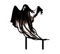 Decoraciones de patio fantasma, regalo perfecto, amplia gama de usos, material fuerte, estructura robusta que combina acero inoxidable de alta calidad, diseño resistente a la intemperie que ofrece un