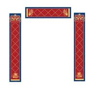 decoraciones de primavera, Chinese New Year Blank Couplets Xuan Paper 2 Pcs Multicolor Multiple Sizes(A,17 * 104cm)