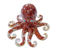 Decoraciones de pulpo, figuras decorativas de resina de de tentáculos largos, 10 cm, decoración náutica de animales marinos, decoración única para el hogar, figura coleccionable para