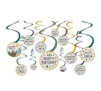 Decoraciones de remolino desierto | Multicolor | 12 piezas.