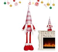 Decoraciones De s Navideños - Decoración de Enano Sin Rostro | Juguete de de Pie con Piernas Telescópicas - Para Niños Bebés Navidad Cumpleaños Fiestas Regalos Mesa Sofá Chimenea Dormitorio Sala De Es