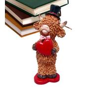 Decoraciones de San Valentín para el hogar, estatua de resina de , decoración romántica, figuras de ganado navideñas, para parejas, bodas, hogar, escritorio, entrada, estante, chimenea, de