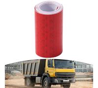 Decoraciones de vehículos con precaución utiliza nuestras cintas reflectoras de alta calidad para mantenerte seguro después del anochecer (rojo)