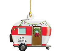 Decoraciones De Vehículos De Vacaciones De Acrílico Colgante De Árbol De Navidad | Moderno En Forma De Coche, Camión O Autobús, Decoración De Árbol De Acrílico Para La Navidad, Decoración Para