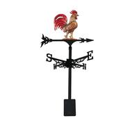 Decoraciones De Veleta De Gallo De Metal, con Punta De Flecha Que Libremente, 32x3x57 Cm, Spinner De Viento De Gallo De Hierro Decorativo, Indicador De Dirección De Montaje En Techo, Construcción