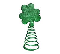 Decoraciones del día de San Patricio - para Copa de árbol de trébol | Decoración para navideñas 21,5x12x12 cm, Accesorio de exhibición de celebración Irlandesa, Acento decorativ