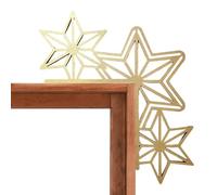 Decoraciones del Marco de la Puerta de Navidad, decoración de la Puerta de Navidad - del Topper de la Puerta del árbol de Navidad en Forma de Estrella,Decoraciones robustas del Marco de la