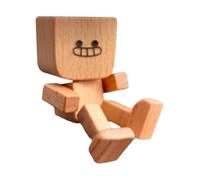 Decoraciones del tablero de instrumentos de coche - Decoración divertida de madera de pies sacudiendo | Elegante accesorio interior aumenta el estilo del vehículo mientras vive a la escuela o al