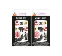 Decoraciones dulces - SCRAP COOKING - Halloween - Multicolor - 18 decoraciones - 16 g