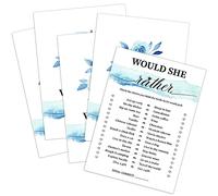 Decoraciones florales azules para ducha, juego de despedida de soltera, Love Is In Bloom, ideas de regalo de despedida de soltera, bonito juego de ducha, juegos de despedida de soltera para fiestas,