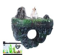 Decoraciones Flotantes De Acuario | Accesorios Decorativos Para Peces Betta En Acuario,Decoración de Pescador para Pecera | para Hogar Casa de Campo Sala de Estar Estudio Hombres Mujeres Familia Amigo