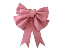 Decoraciones for árboles de Navidad con lazo gigante grande, Material artesanal, tienda, fiesta cumpleaños, exhibición boda, puerta delantera, decoración del hogar, Kit sin terminar Para Fiestas(Pink)