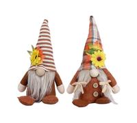 Decoraciones genéricas de gnomos de otoño para el hogar | sin Rostro Festival Hecho a Mano - GNOME para el día de Acción de Gracias de Mesa | para Interior Chimenea Bandeja de Piso de Oficina