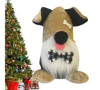 -Decoraciones navideñas - bandeja graduada, gnomos de Navidad | juguetes para mascotas decoración de escritorio de dibujos animados | decoración de mesa de enano de perro figuras coleccionables |