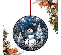 Decoraciones navideñas, Colgantes para árboles de Navidad con Nieve en Invierno, Feliz Navidad, Colgante de de Alce, Regalo para Calcetines de Navidad, árboles, Paredes