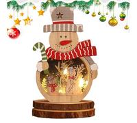 Decoraciones navideñas de Madera - Decoraciones Luminosas | de Navidad Campo - para Celebración Festividad Vacaciones Tradición Familiar Noche y Noche