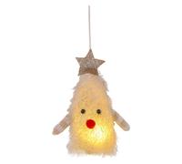 Decoraciones navideñas luminosas - Decoraciones de árboles luminosas, colgantes de muñecas brillantes, figuras colgantes luminosas con brillo chispeante | Alegre presentación de vacaciones para el