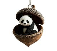 Decoraciones Navideñas Para Árbol | Festivos Bidimensionales en Acrílico - Colgante de Bellota con Animales Navideños Para Árbol | para Entradas Pared Jardín Patio Sendero Alféizar Dormitorio Balcones