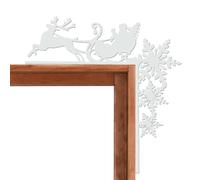 Decoraciones navideñas para Puerta, Letrero de Esquina para Puerta navideña | Decoraciones de letreros de Esquina con Marco de Puerta | Adorno Divertido para Marco de Puerta, Adorno de Fiesta para do