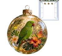 Decoraciones para bolas de Navidad - Serie Wildlife Wonders 8x8x10 cm, 2026 Animales juguetones Océano 3D, para criaturas del bosque | para las vacaciones, la decoración 'árbol, un regalo que