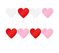Decoraciones para el Día de San Valentín al aire libre - Placa de jardín en forma de corazón, adorno resistente a la intemperie | Exhibición festiva para césped, camino, paisaje, boda romántica