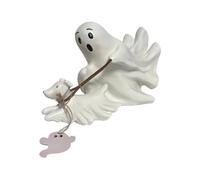 Decoraciones para fantasmas de Halloween - Figura de perro caminando, adorno para habitación fantasma, estatua de animal doméstico fantasma divertido, acento decorativo de mesa | con tema Hallowee