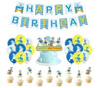 Decoraciones para Fiestas de Cumpleaños Cumpleaños Globos Decoracion Dekora Decoracion Para Tartas Pancarta de Feliz Cumpleaños Globos Cumpleaños