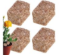 Decoraciones para pajares, pilas de heno para decoración - 4 piezas de balledieno de paja falsa, pajares - de heno, paja decorativa, heno en miniatura para accesorios de