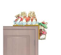 Decoraciones para Puertas Pegatinas de Pared con Marco de Puerta Decoración Huevos Porno | Adhesivo Decorativo de Pared Hecho de Material de Madera para Tienda, Hogar, Hotel y Escuela
