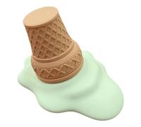 Decoraciones para salpicadero, diseño de helado derretido, decoración de tablero de aromaterapia, detalles hechos a mano, fragancia vívida de larga duración, de consola central para el