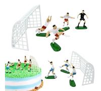 Decoraciones para tartas de jugador de fútbol, decoración para tarta de equipo de fútbol - Decoración para poste de portería para tarta | Decoración para tartas, decoración para tartas con